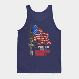 American solider proud Tank Top